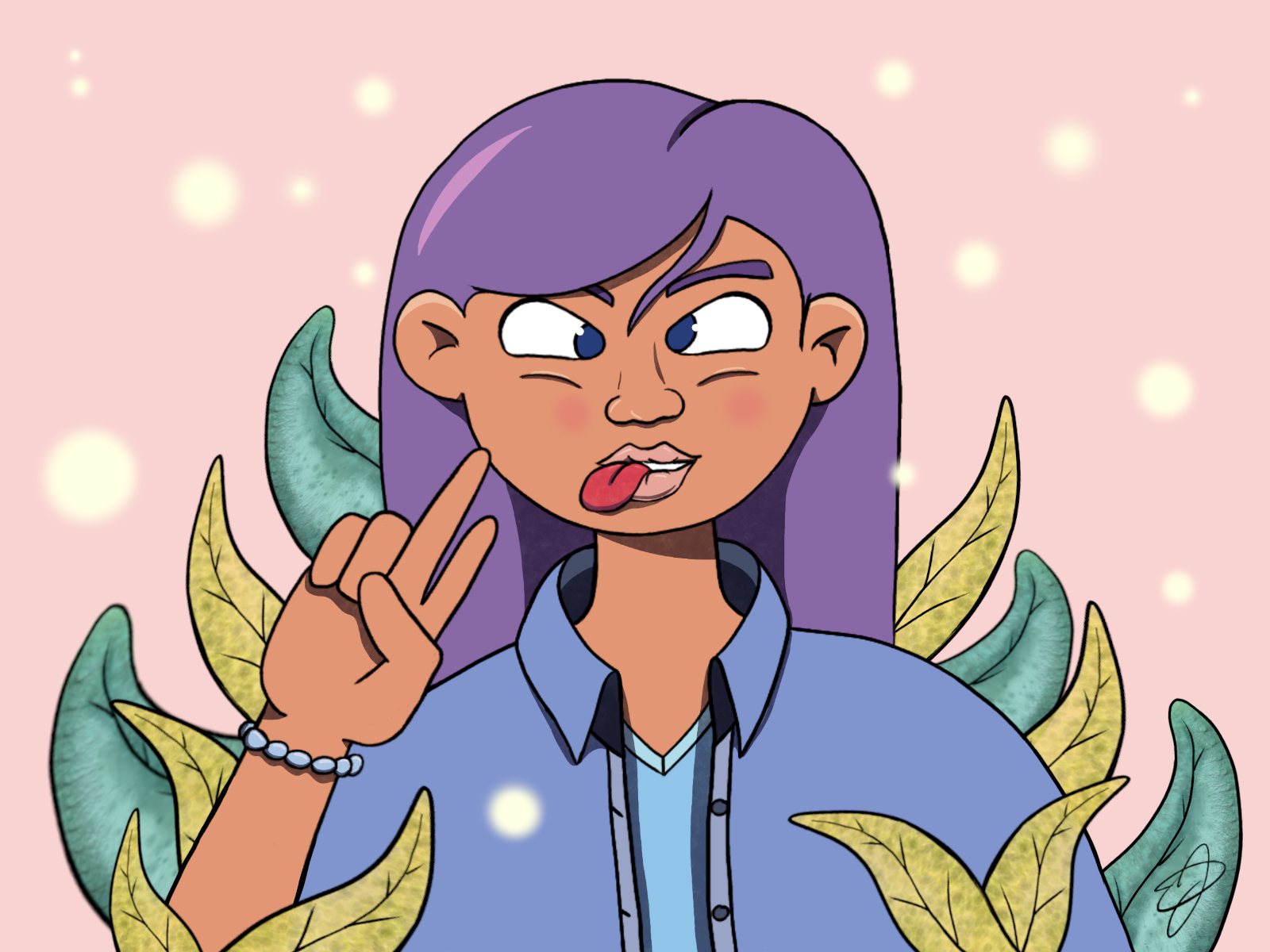 Natoutete, silly girl.